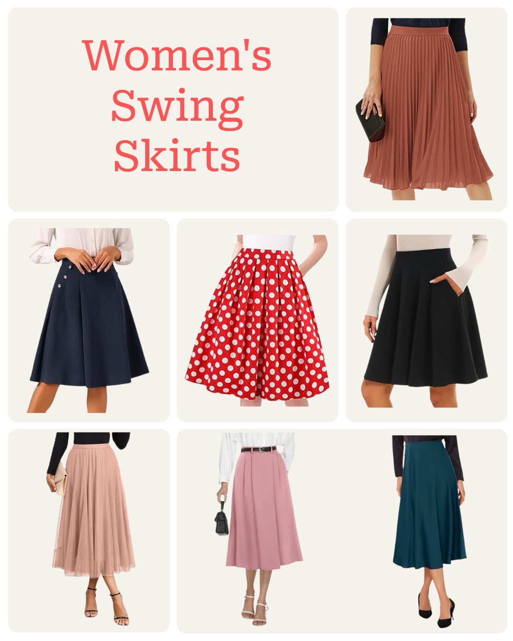 Women's Swing Skirts
